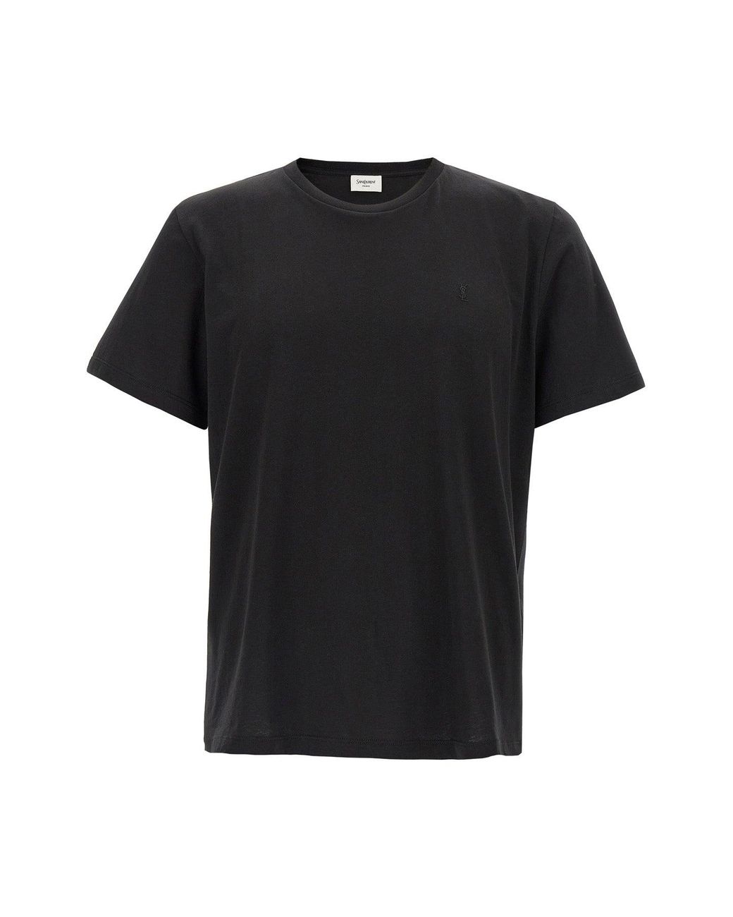 Saint Laurent Black 'Cassandre' T-Shirt for men