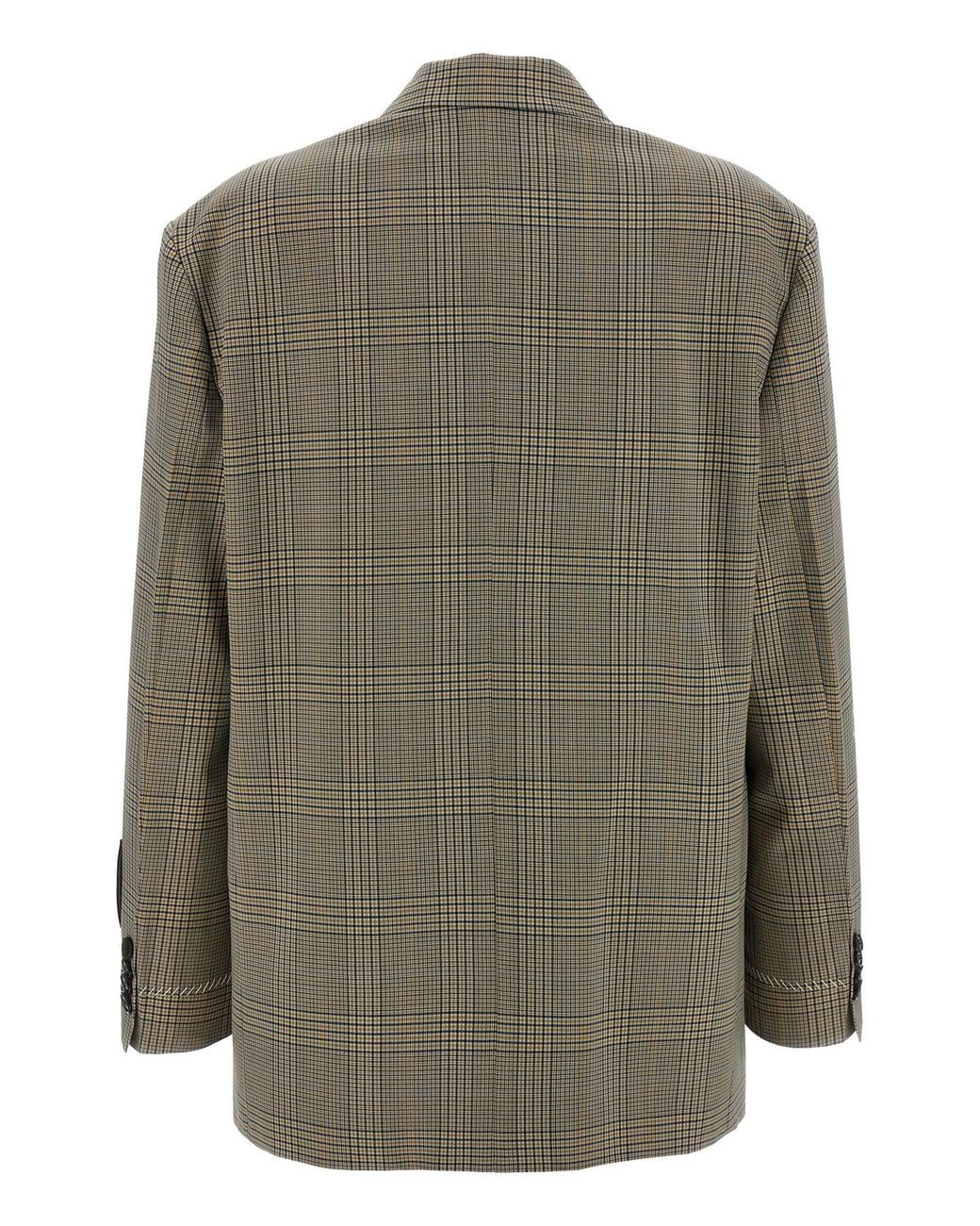 Marni Green Blazer 'Prince Of Wales'