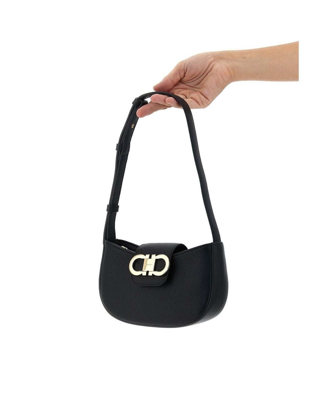 Ferragamo Black Gabry Shoulder Bag