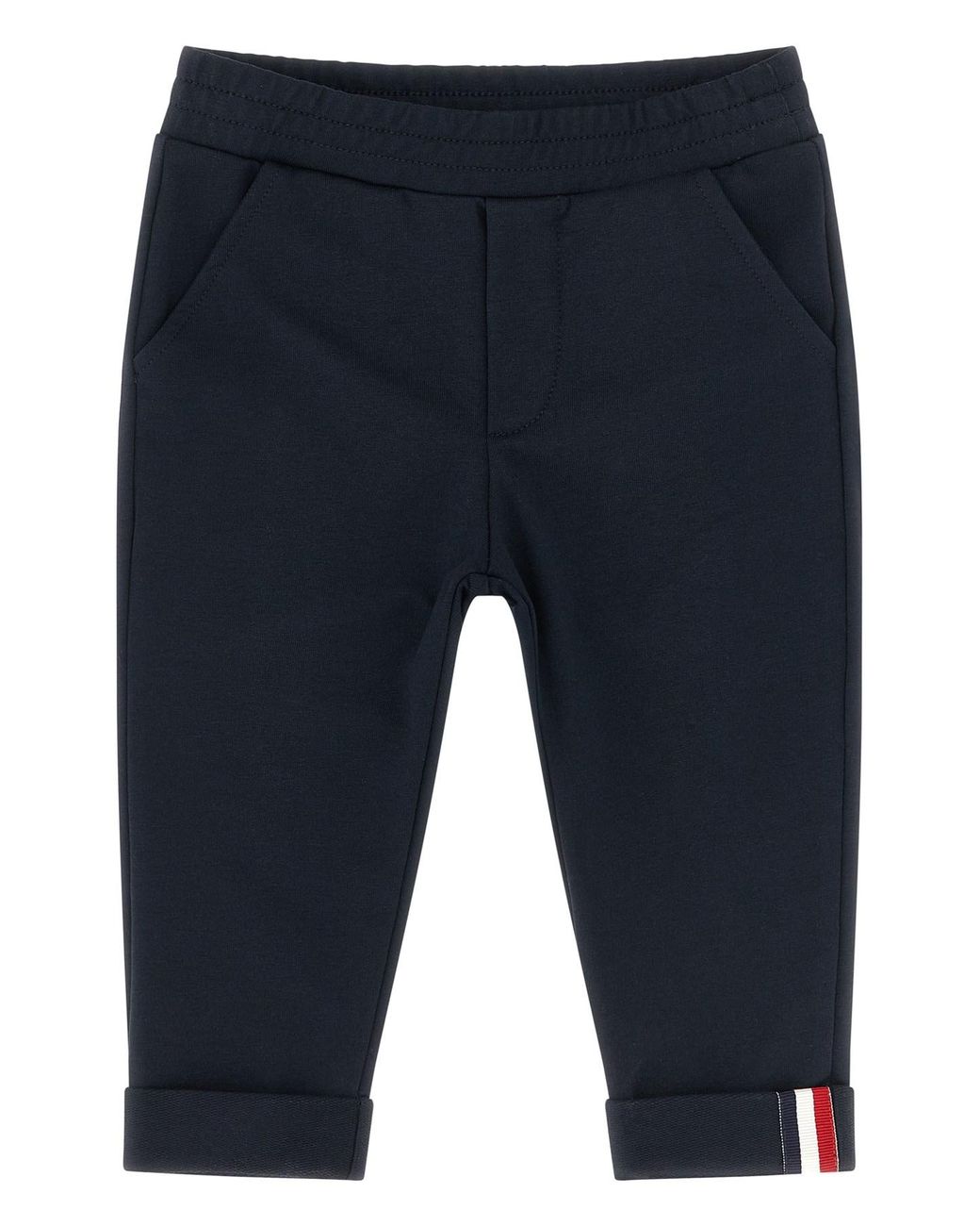 Moncler Blue Tricolor Ribbon Joggers for men