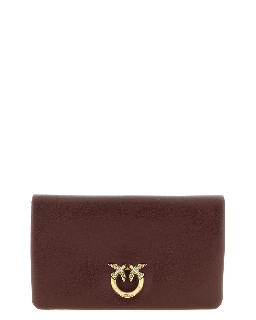 Pinko Purple 'love Click Soft Horizontal' Mini Clutch