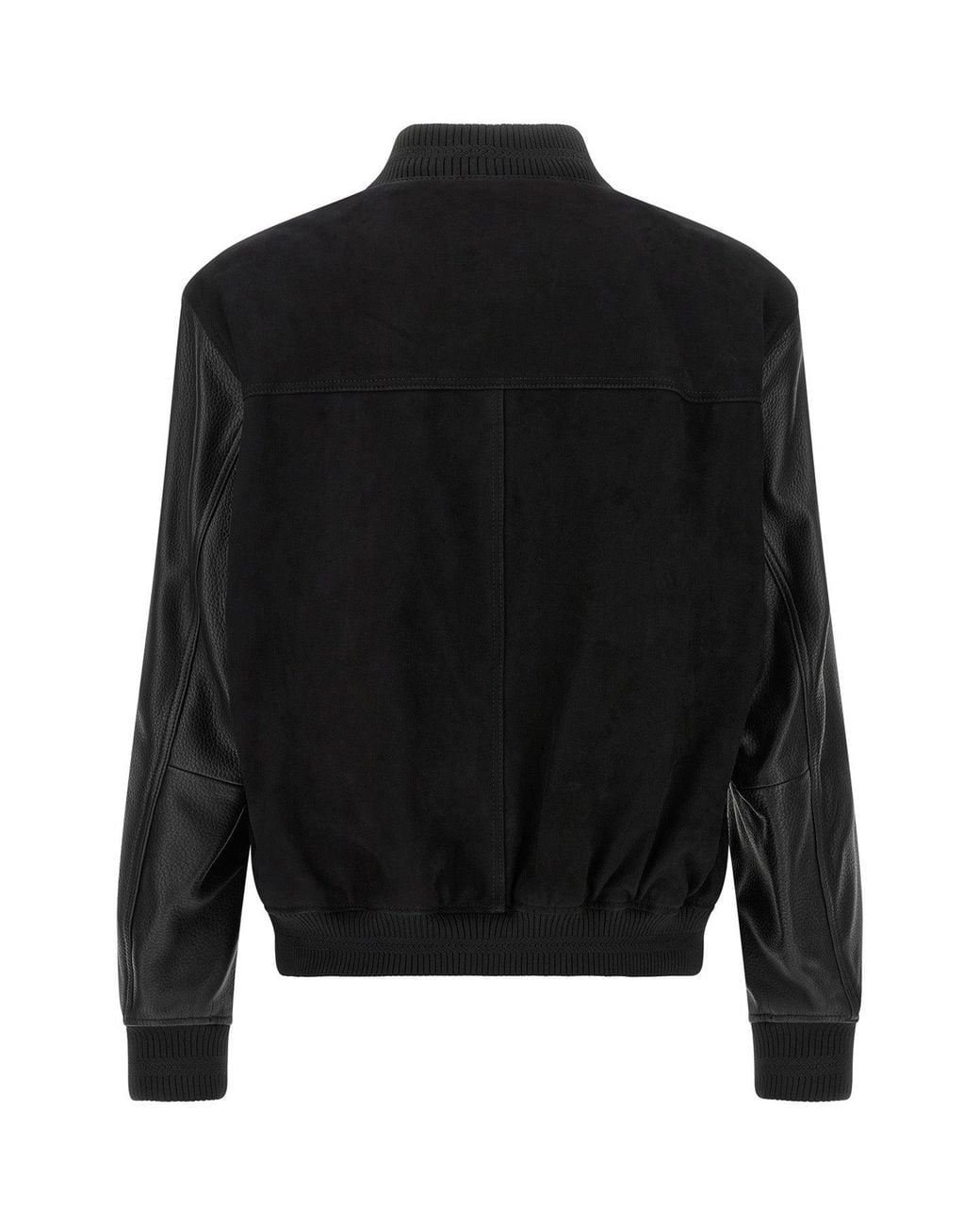 Boss Black Bomber Jacket With Raised Monogram for men