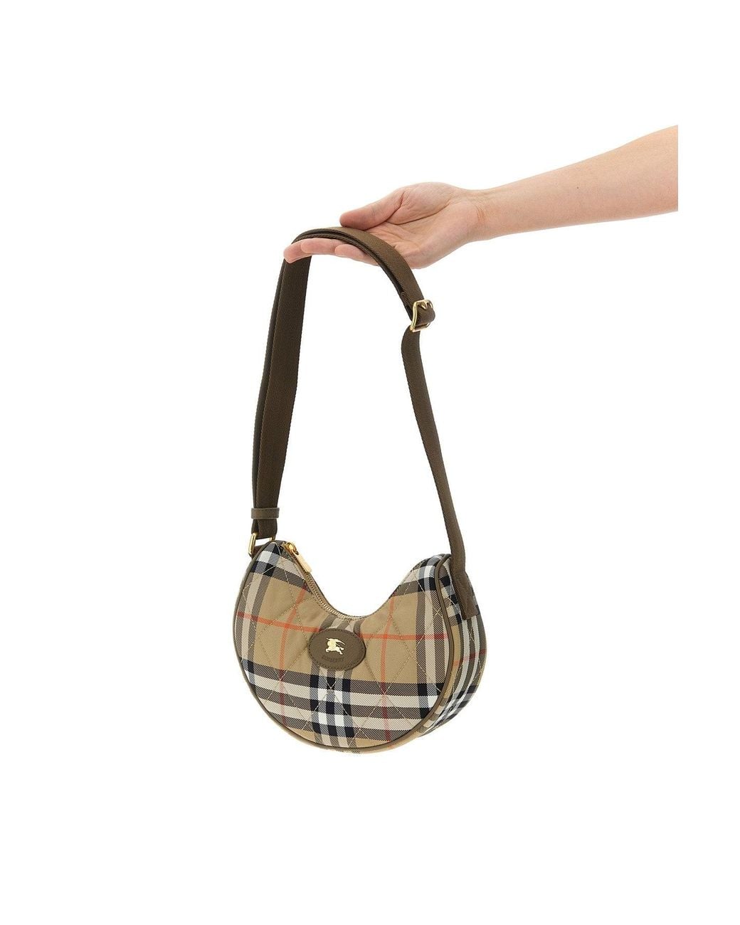 Burberry Natural Horseshoe Crossbody Bag