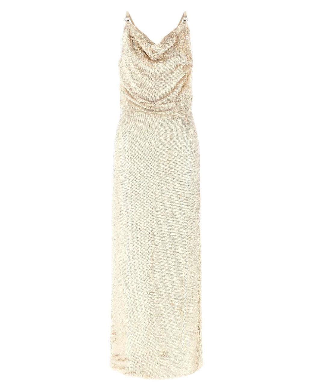 Coperni White Sequin Dress