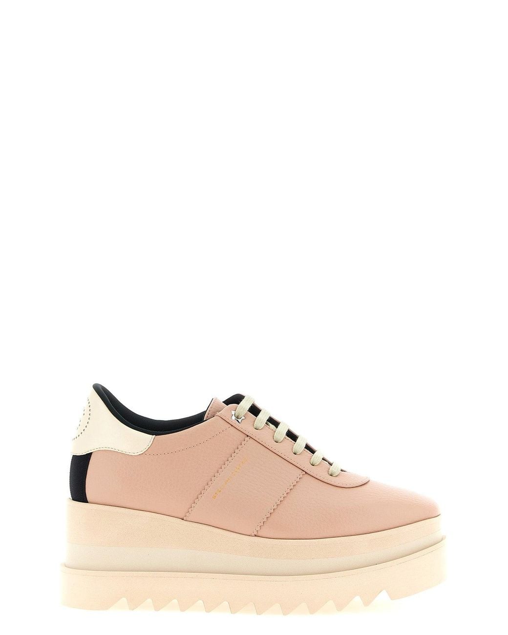 Stella McCartney Natural 'Sneak-Elyse' Platform Sneakers