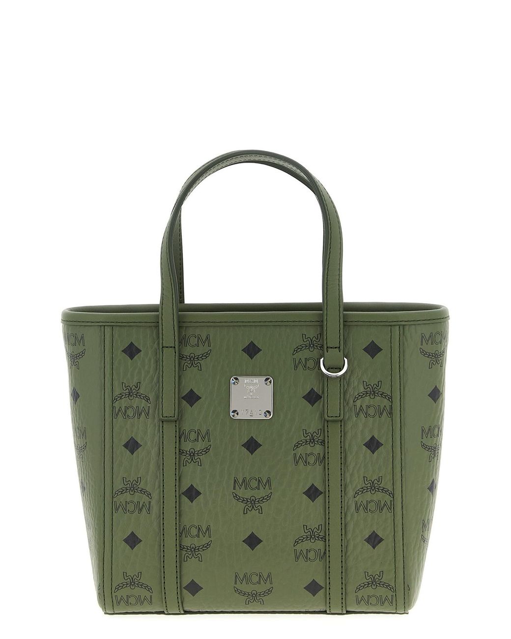 MCM Green 'toni' Mini Shopping Bag