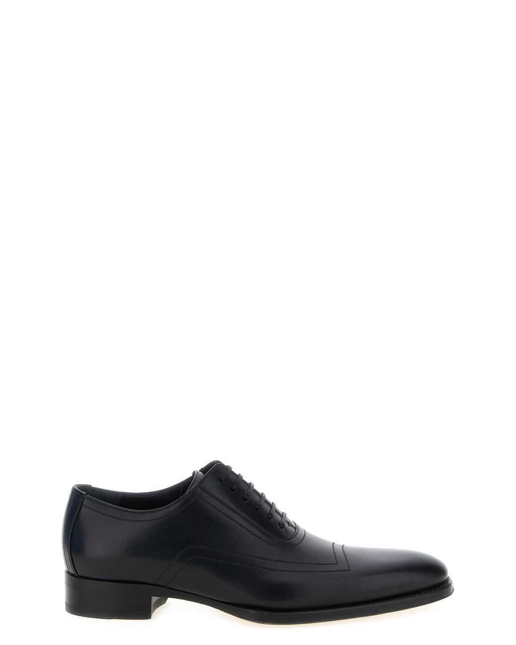 Gucci Black Lace-up Leather for men