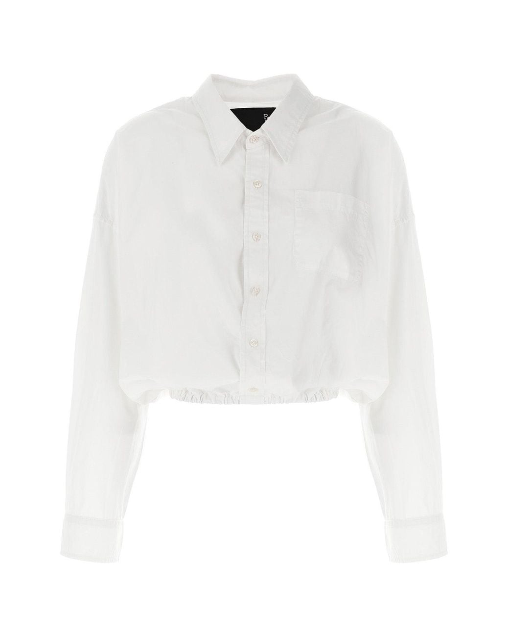R13 White 'Crossover Bubble' Shirt