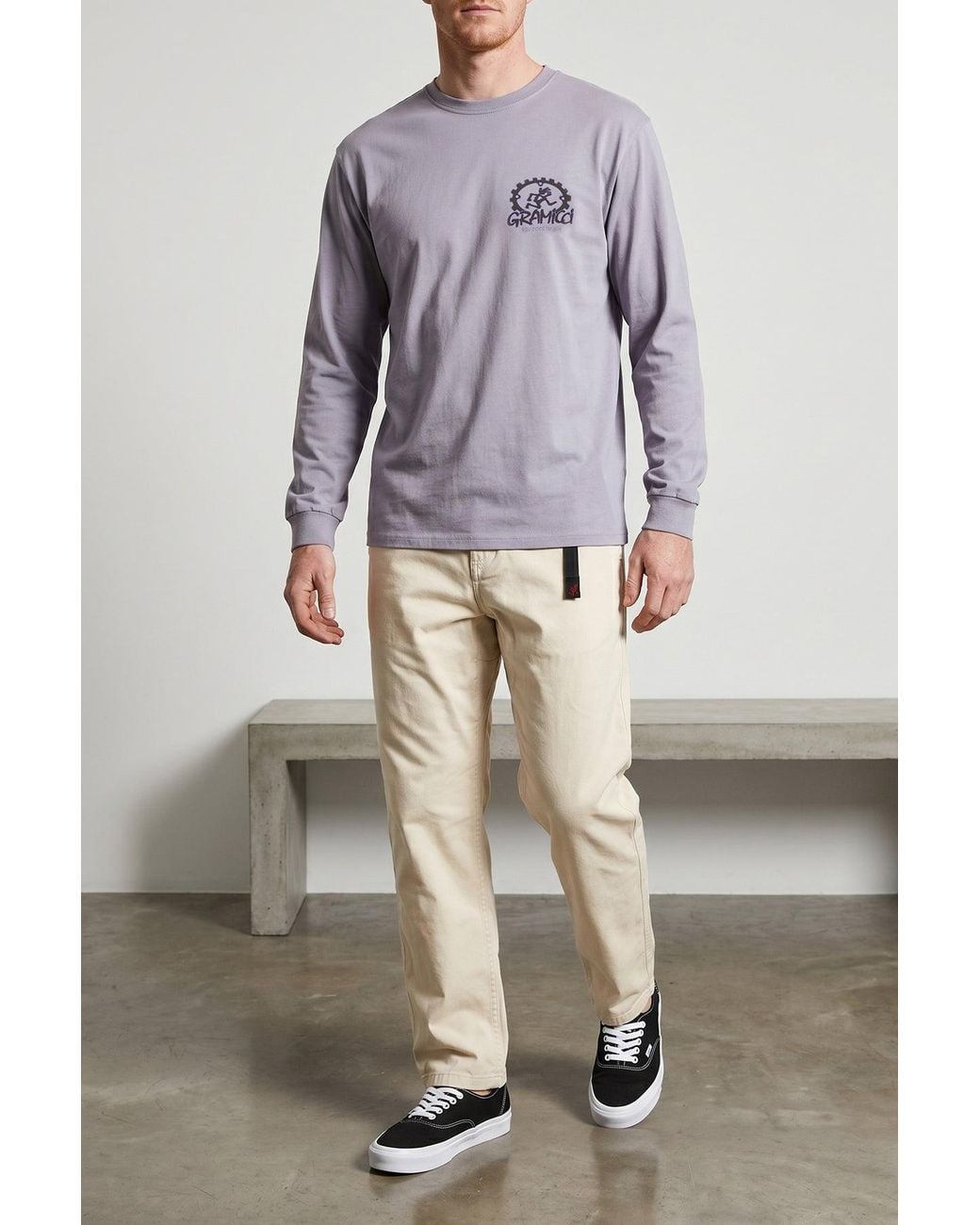Gramicci Gray T-Shirt 'Equipped For Dirt' for men