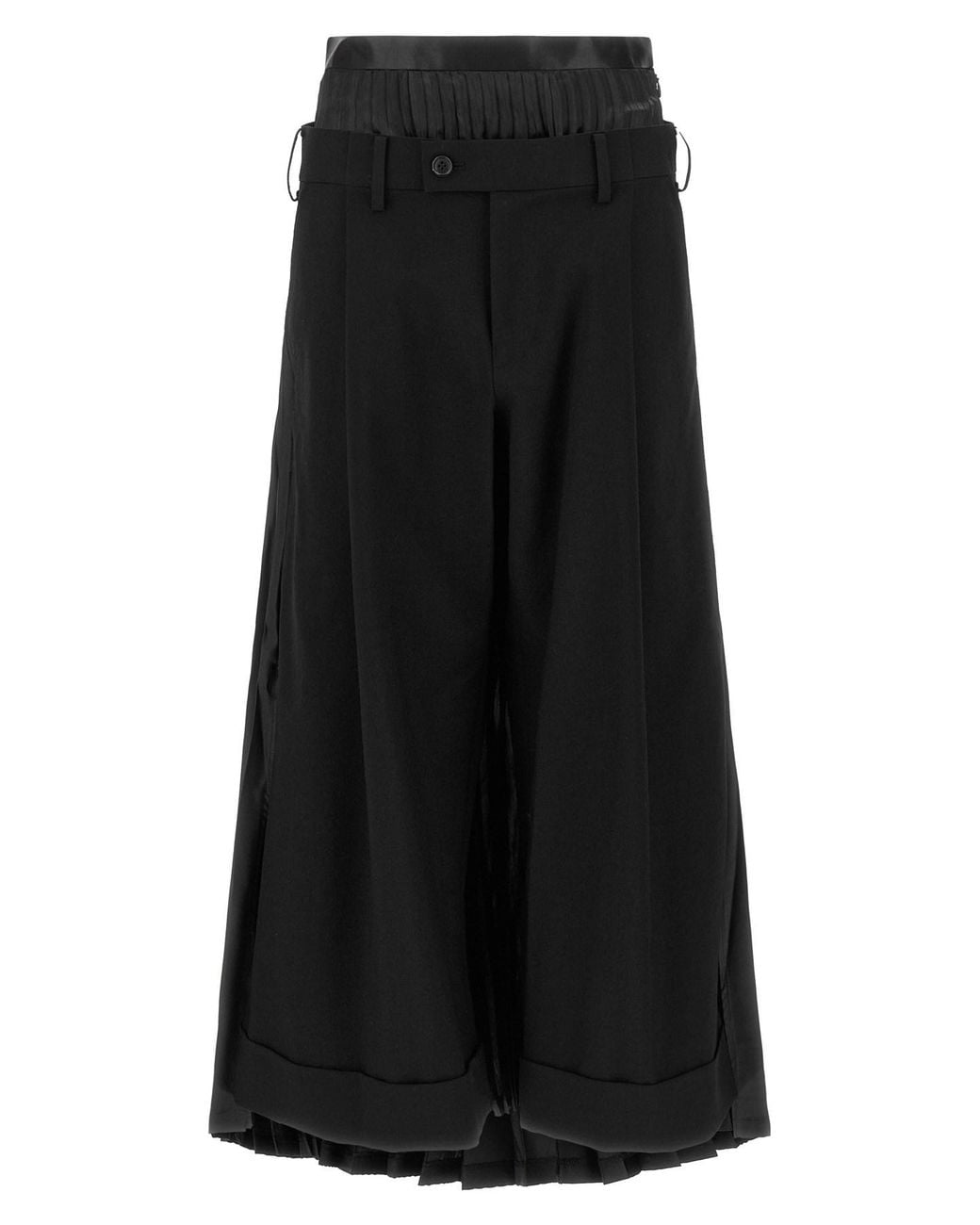 Junya Watanabe Black Hybrid Pants