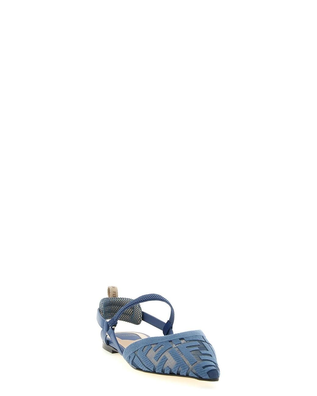Fendi Blue Slingback 'Colibrì Lite'