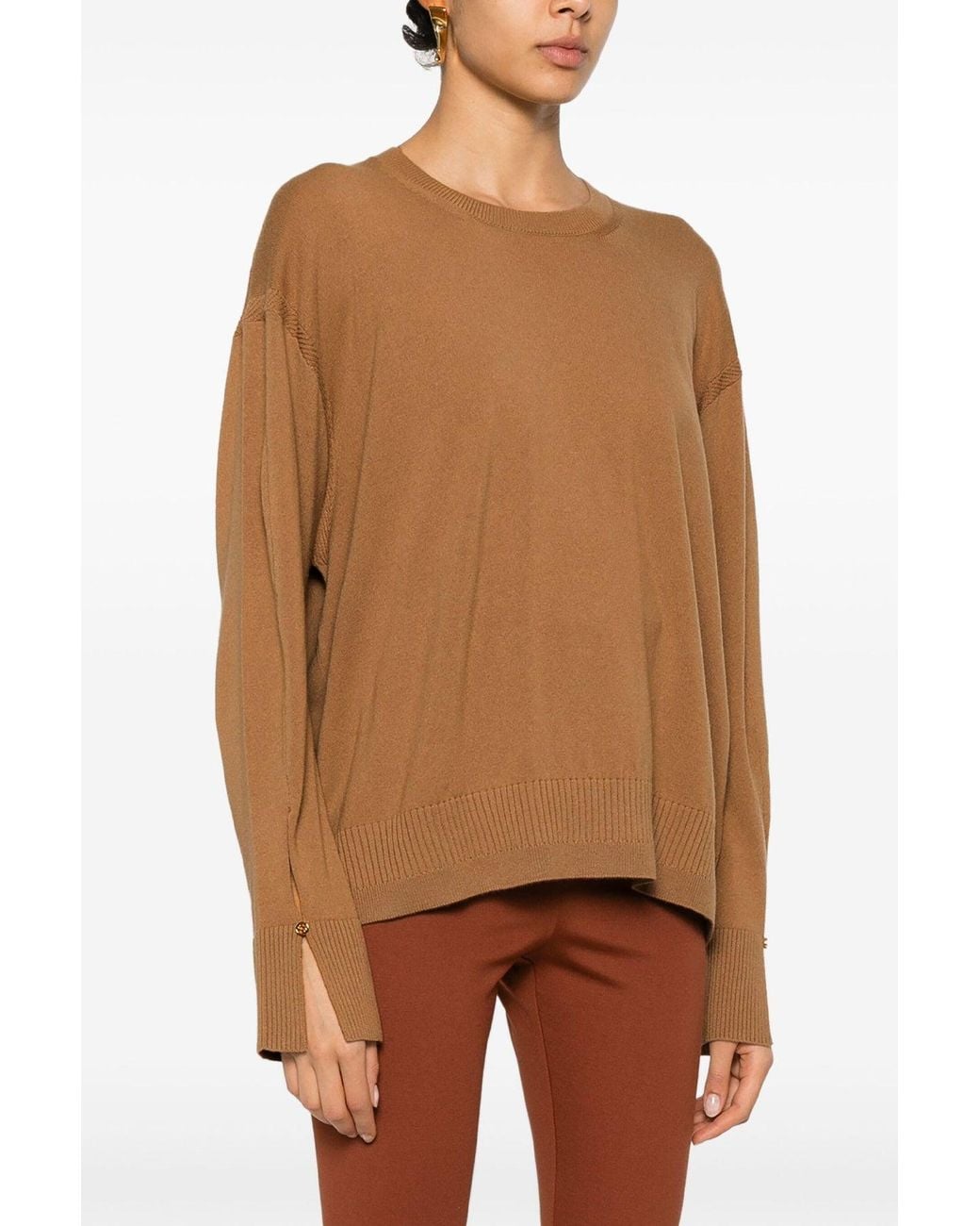 Stella McCartney Brown 'Iconic Merino' Jumper