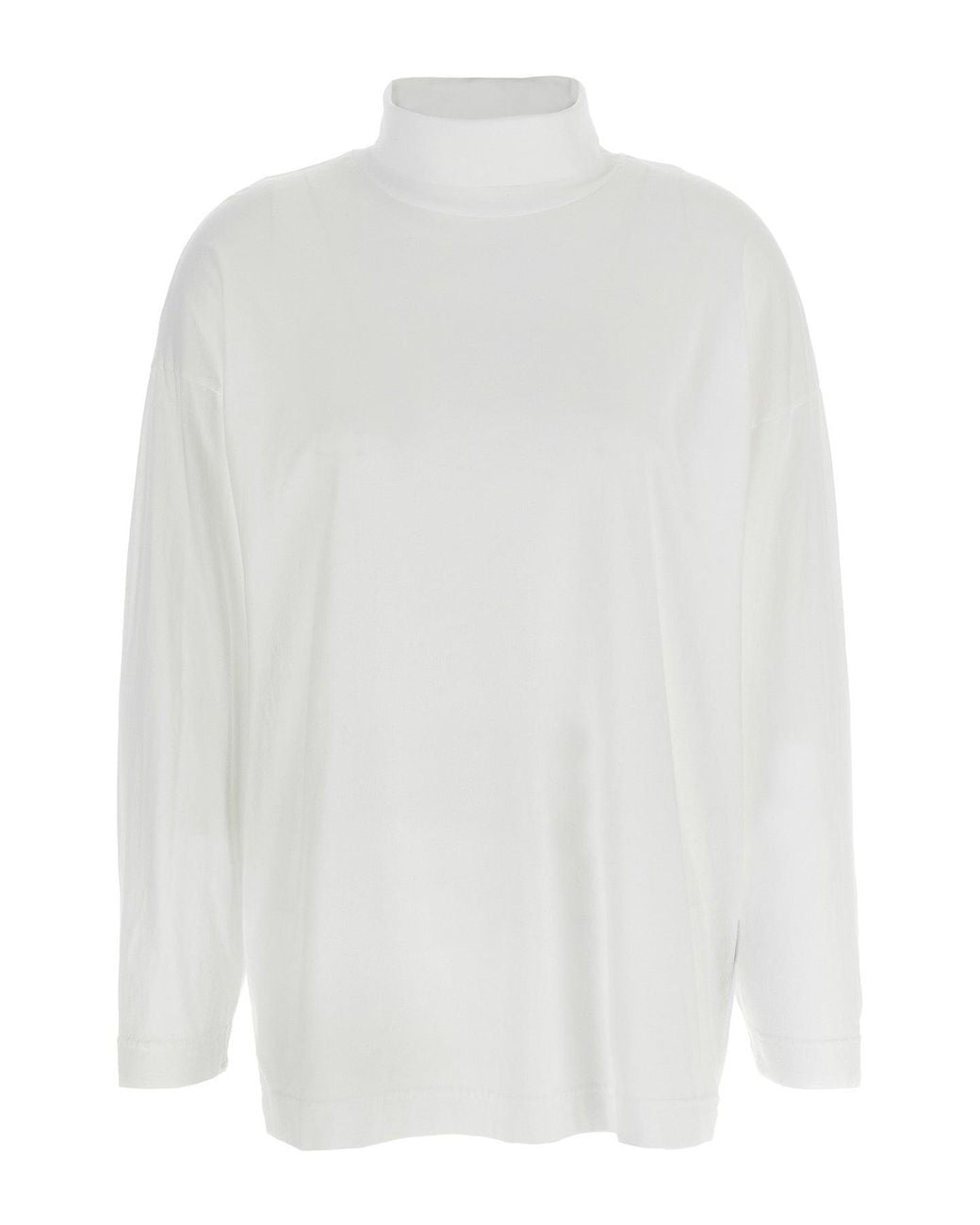 Haikure White 'Ivy' High-Neck T-Shirt