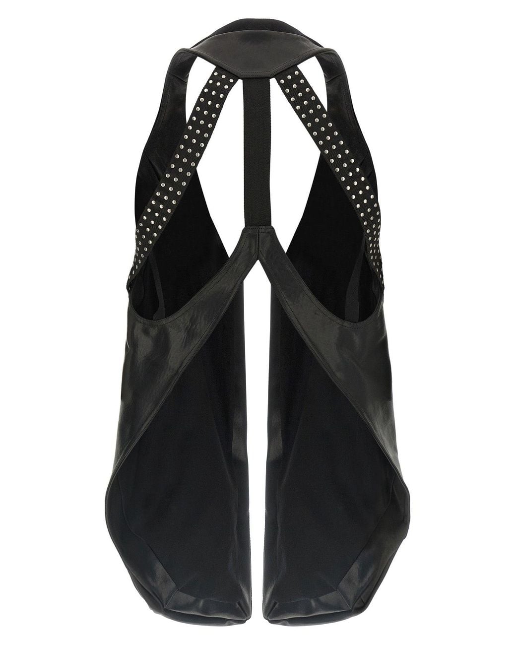 Rick Owens Black Temple Gilet With Metal Hardware for men