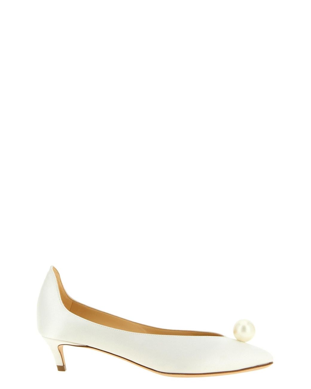 Magda Butrym White Pearl Pumps