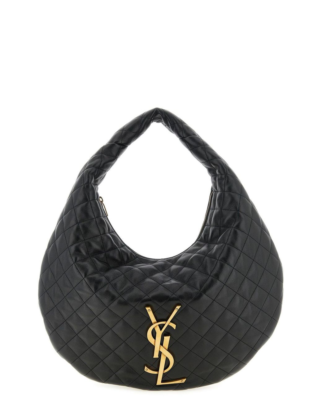 Saint Laurent Black 'hobo Icare' Shoulder Bag