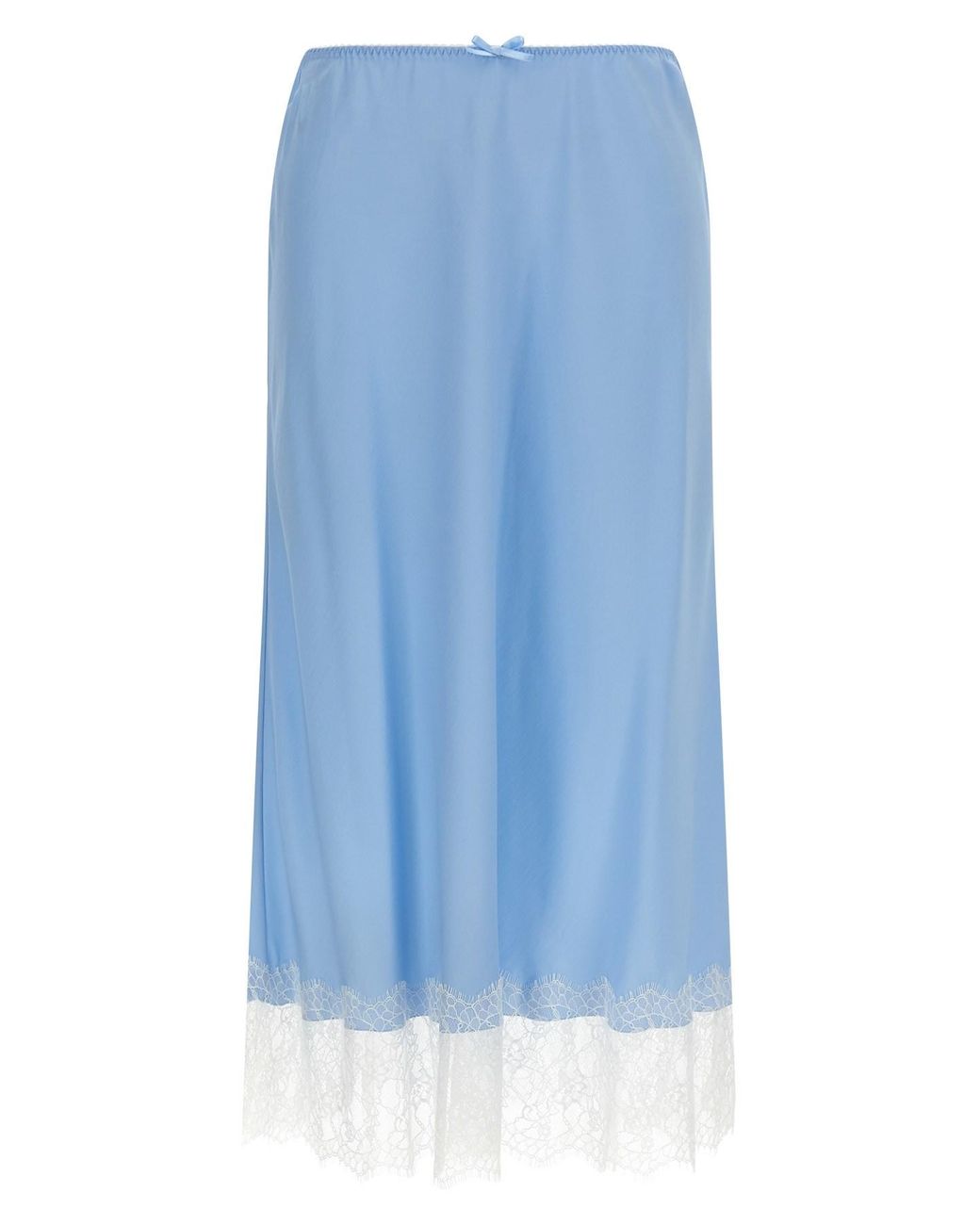 Moschino Blue Lace Skirt