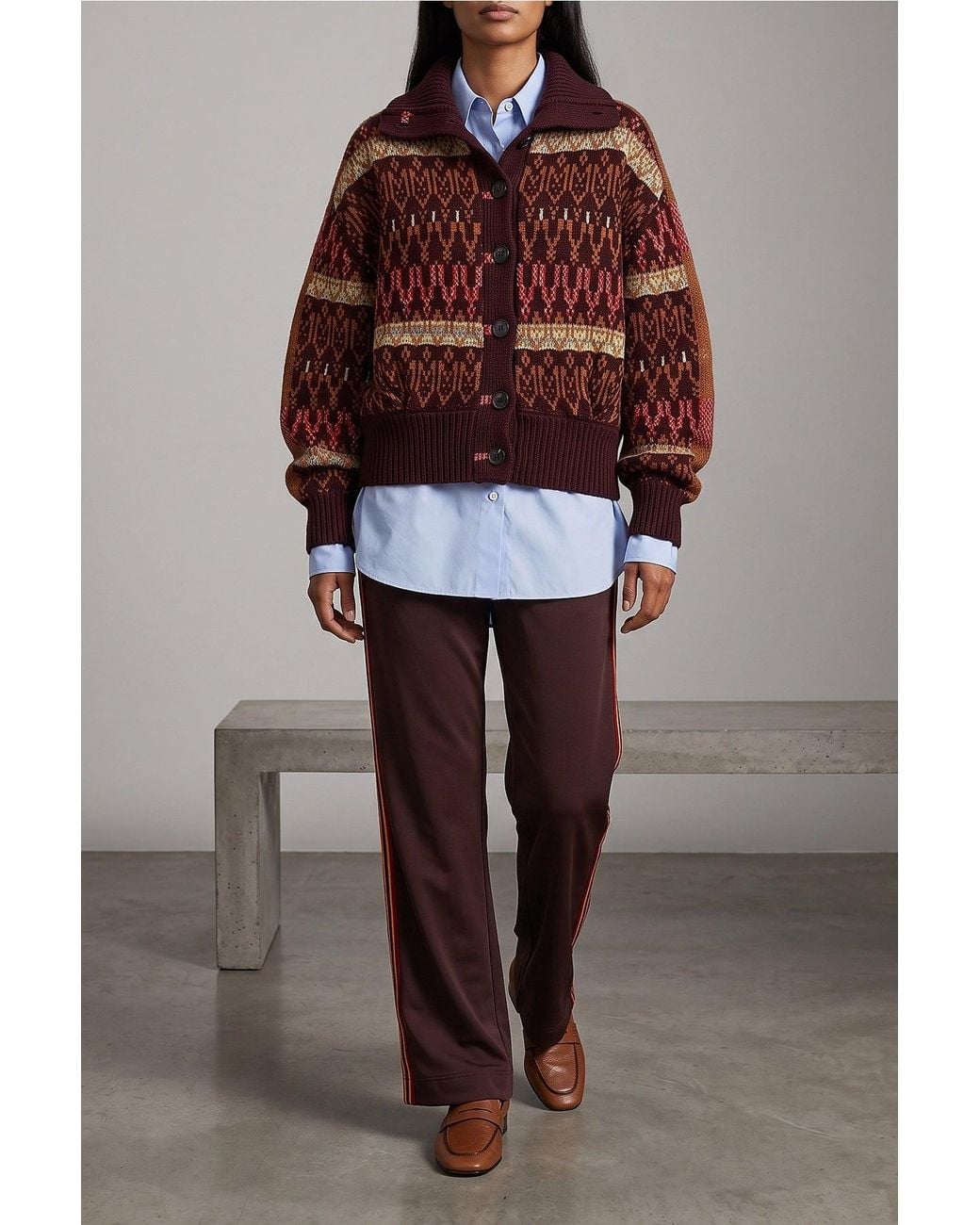 Dries Van Noten Red Cardigan 'Teda'