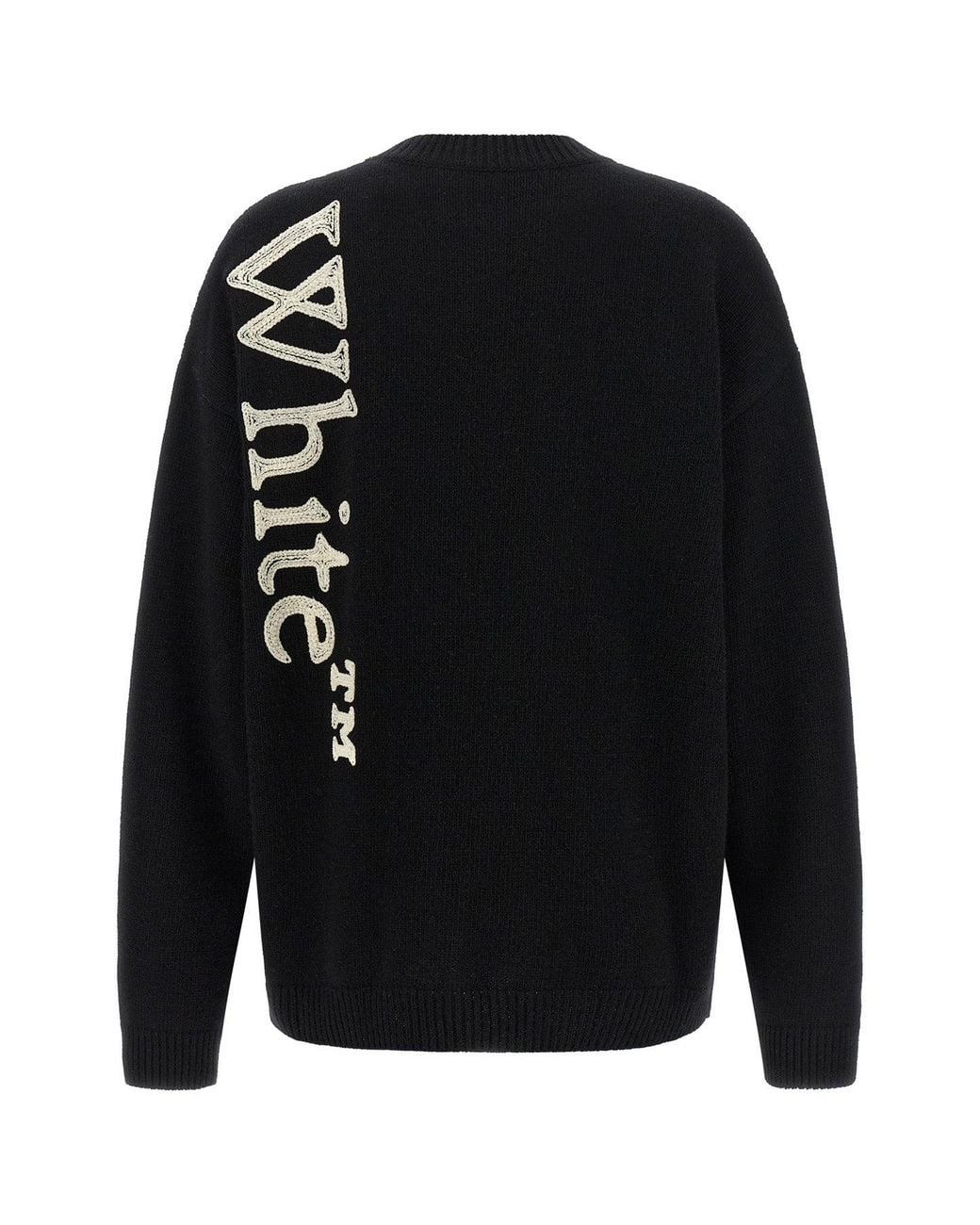 Off-White c/o Virgil Abloh Black 'Vertical Bookish' Sweater