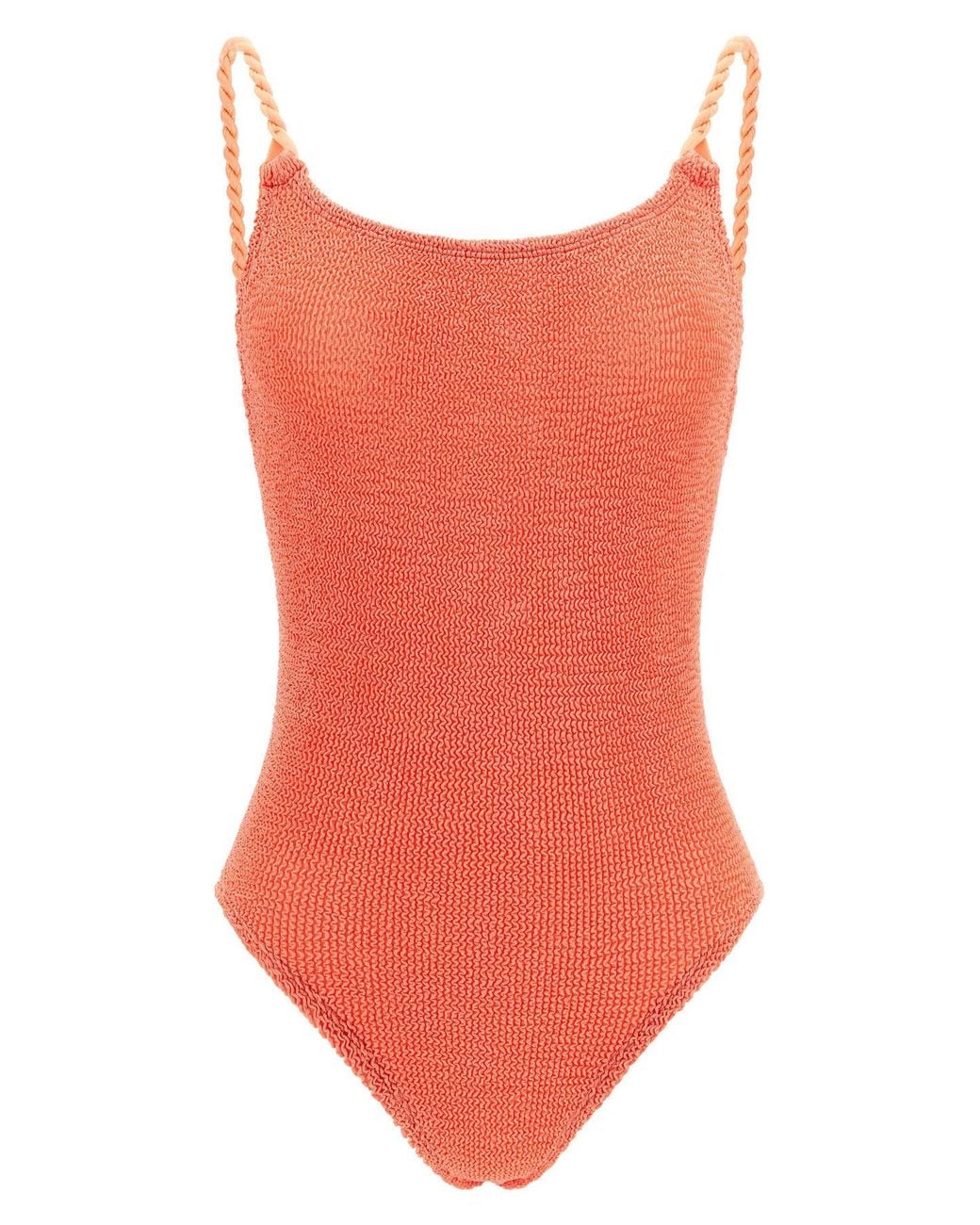 Hunza G Orange 'Camille' One-Piece Swimsuit