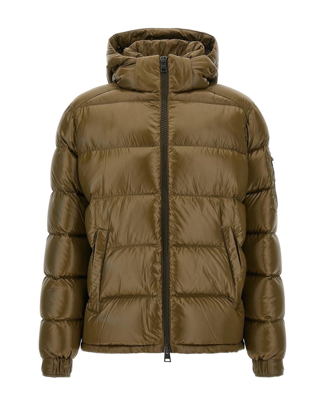 Herno Green Quilted Down Jacket for men