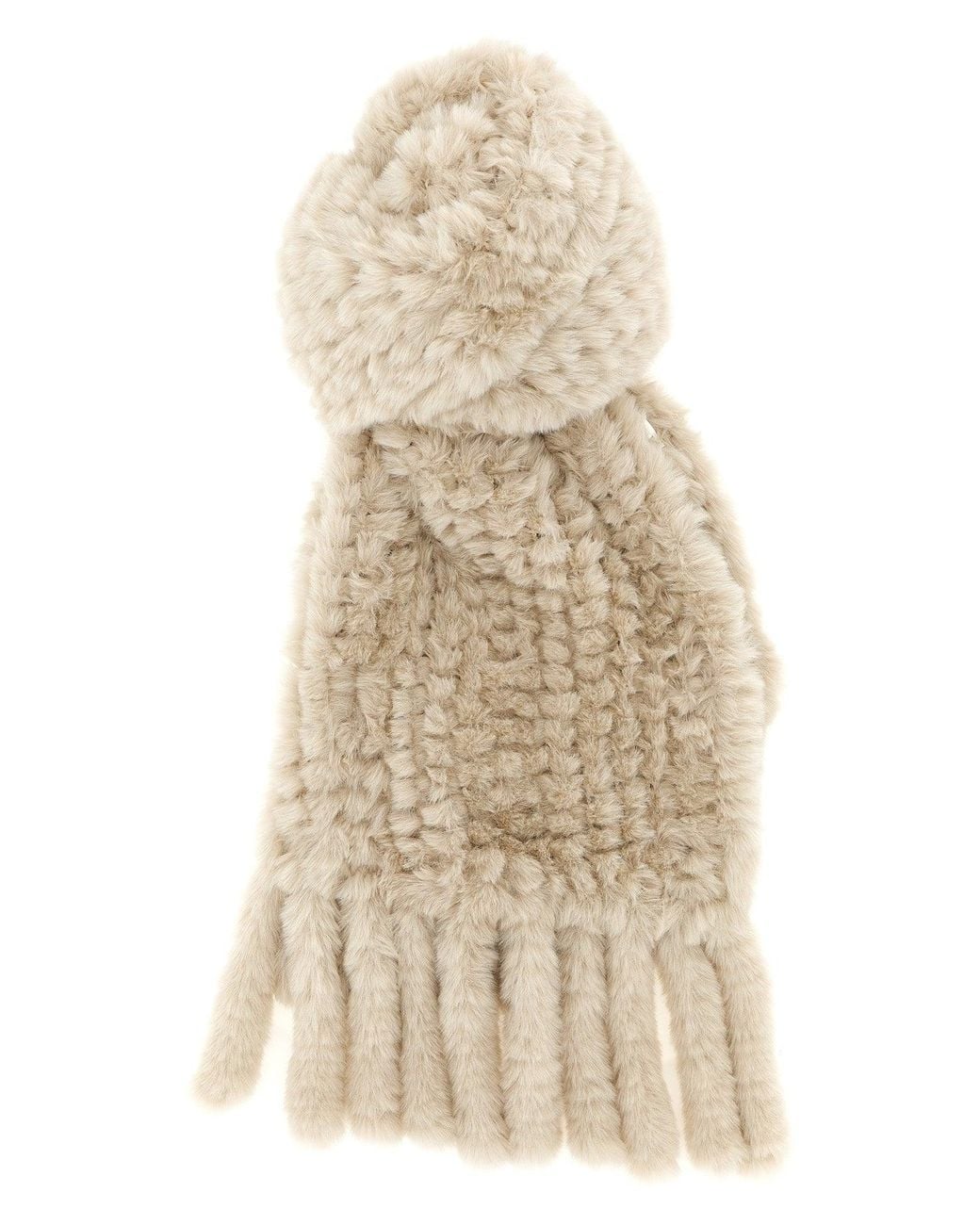 Pinko Natural Fur Scarf