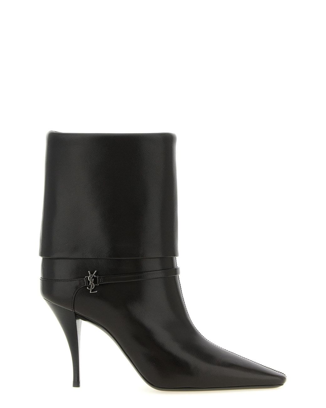 Saint Laurent Black 'niki' Ankle Boots