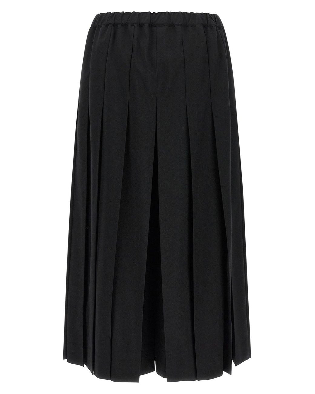 Comme des Garçons Black Sculptural Pleated Trousers