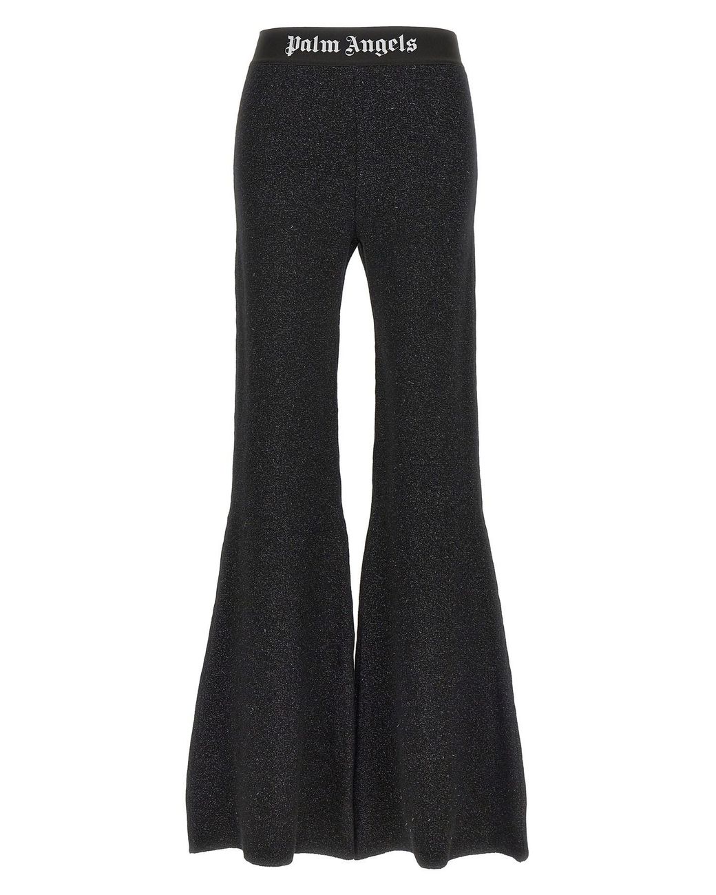Palm Angels Black 'logo Tape' Pants