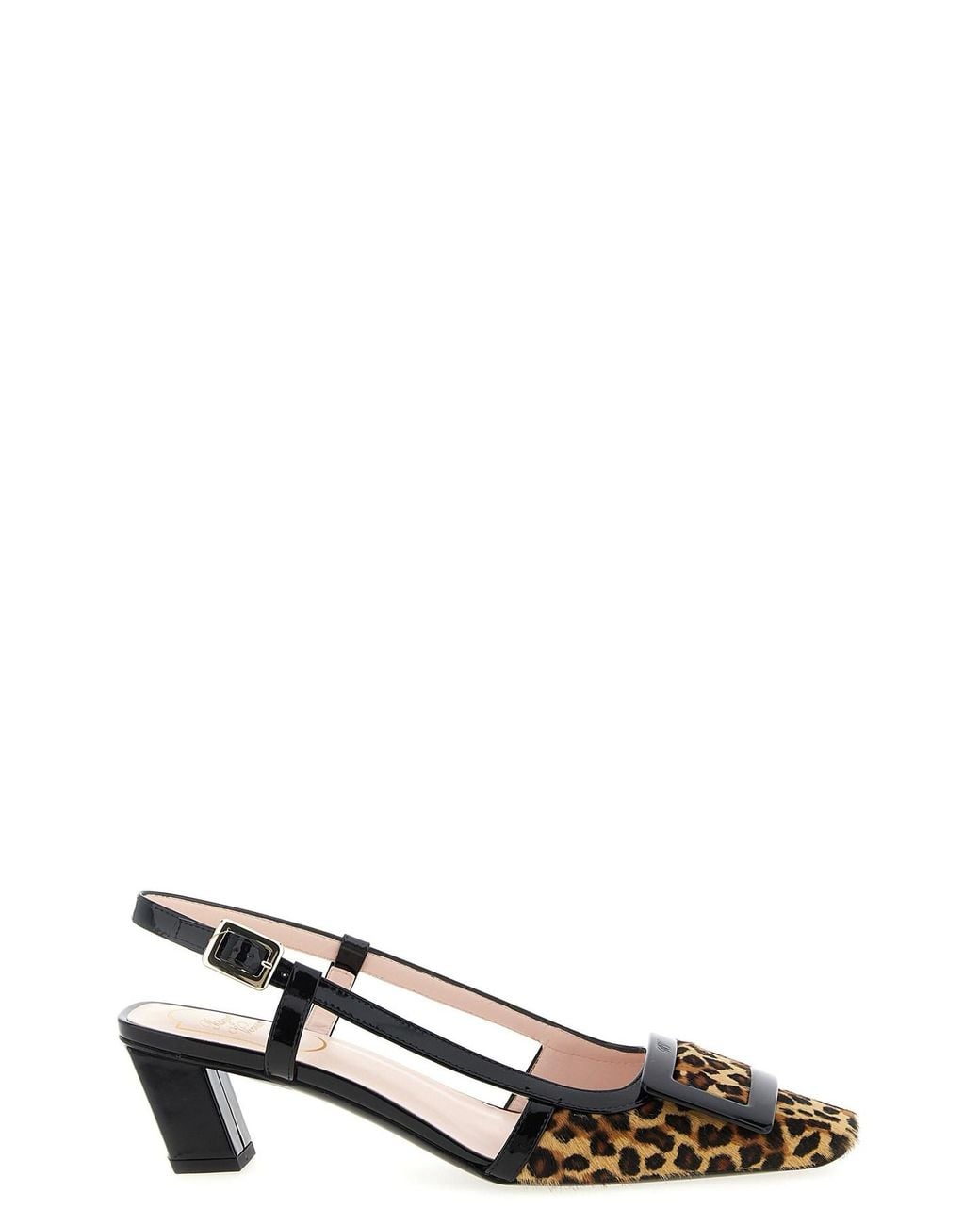 Roger Vivier White 'belle Viver' Slingback