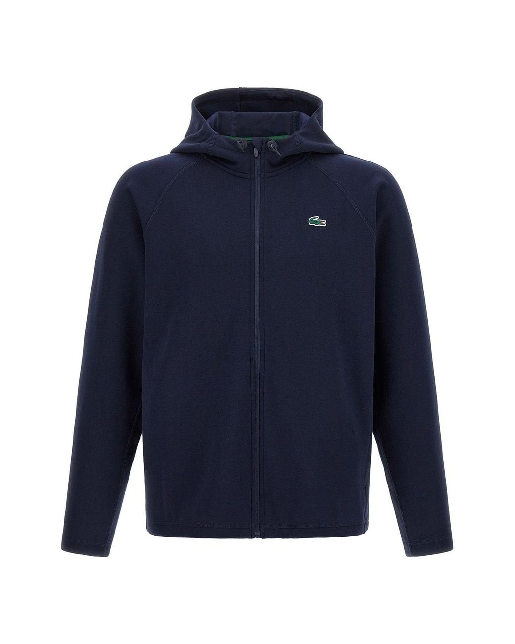 Lacoste Blue Interlock Hooded Sweatshirt for men