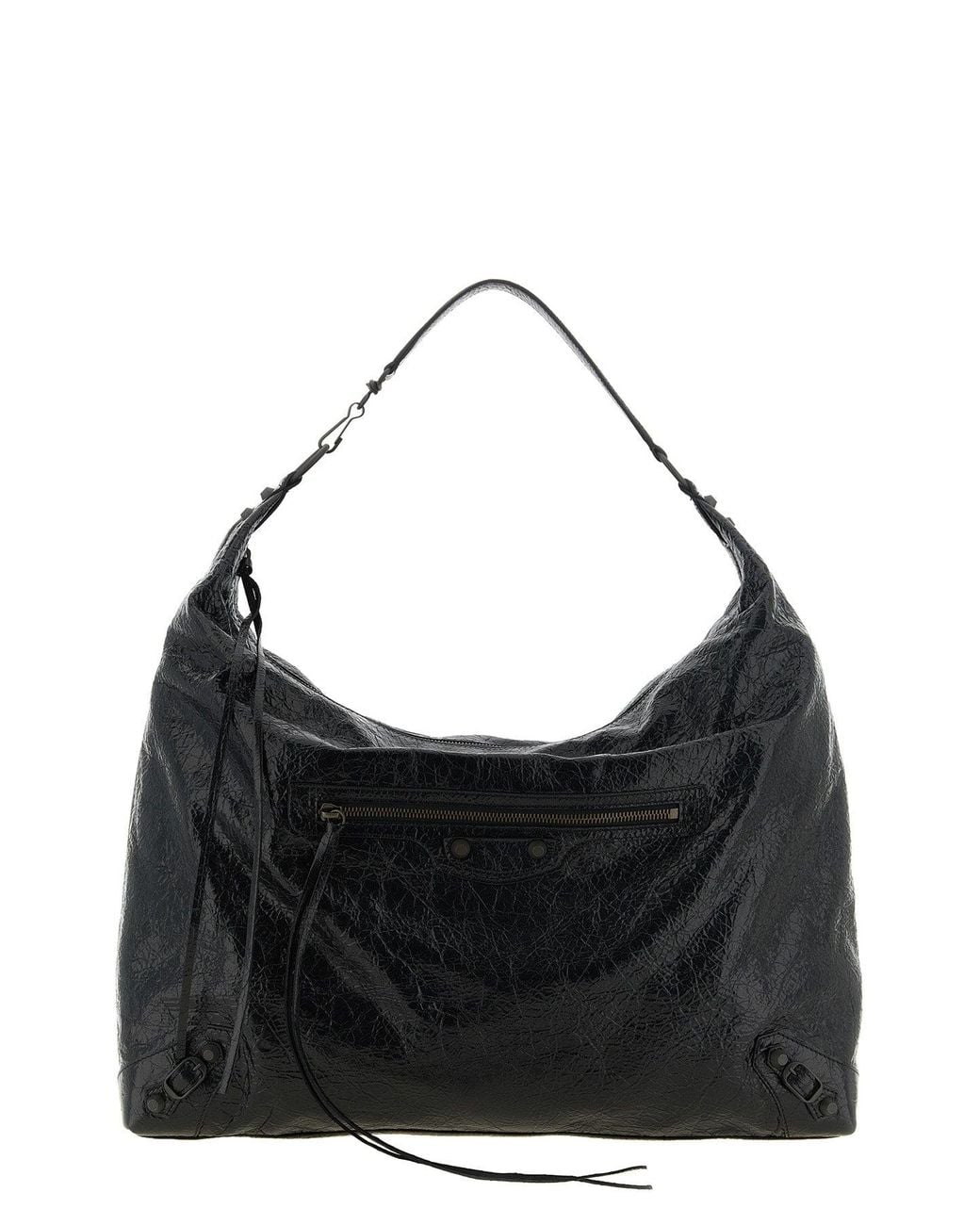 Balenciaga Black Large 'Hobo Le City' Shoulder Bag