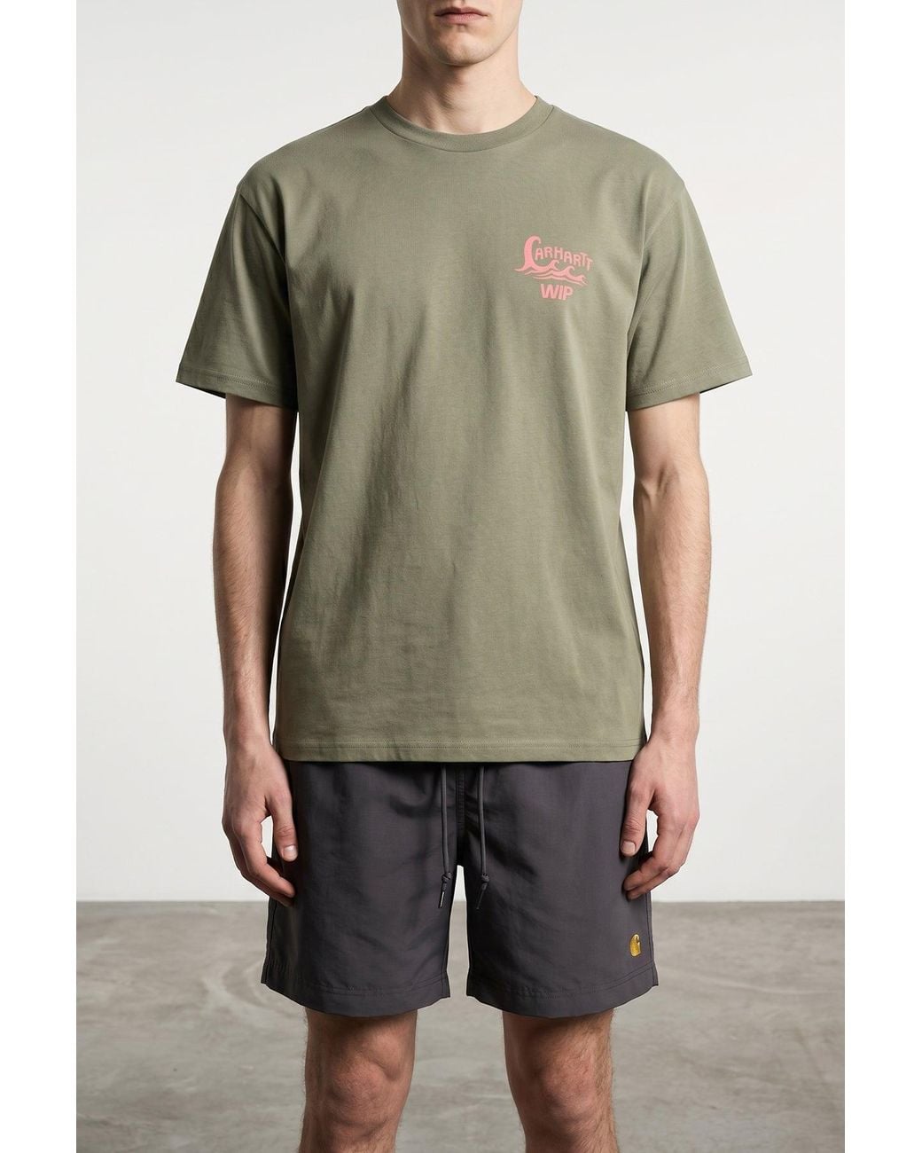 Carhartt Green T-Shirt With Graphic Print for men