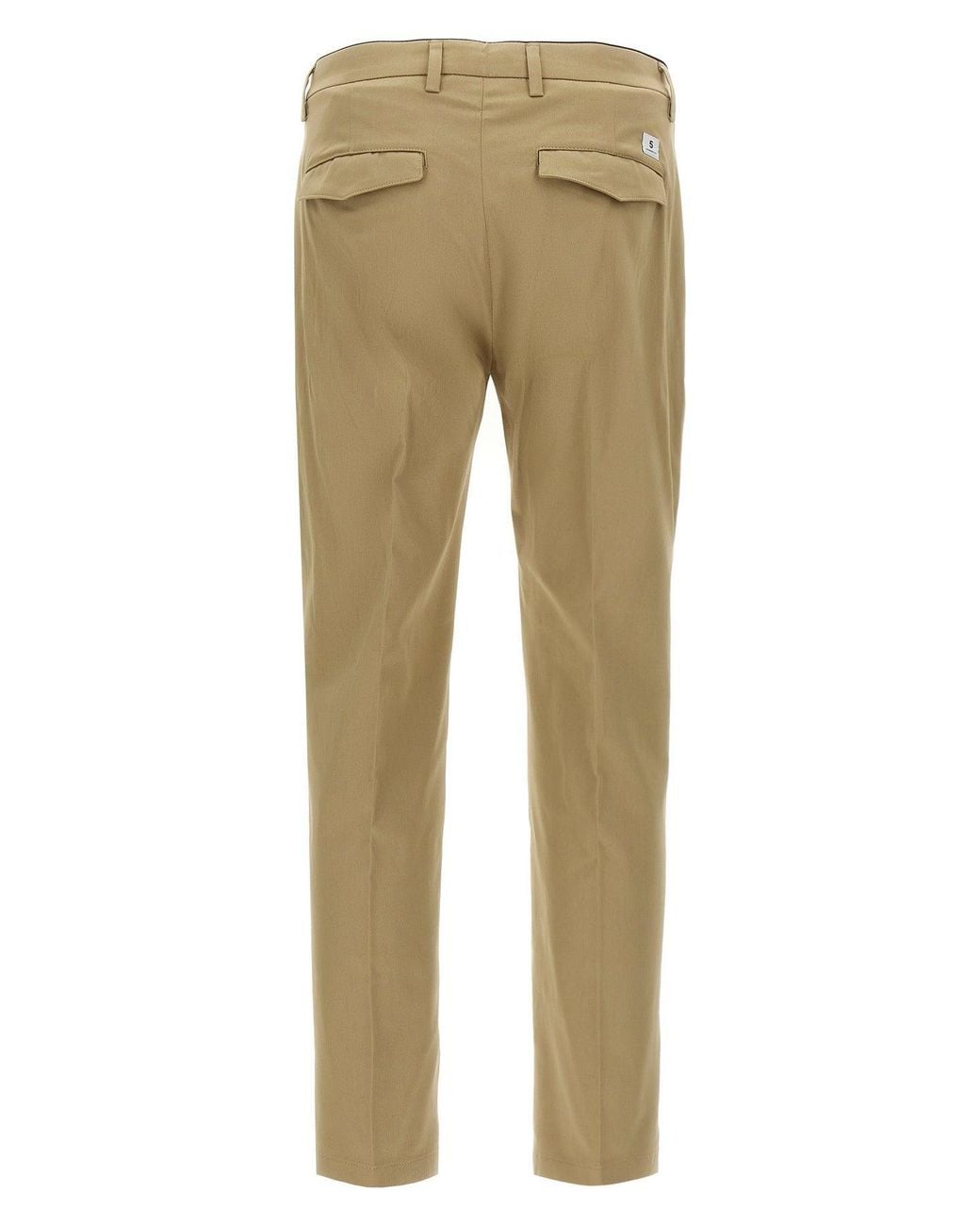 Department 5 Natural 'Prince Chino Slim Crop' Trousers for men