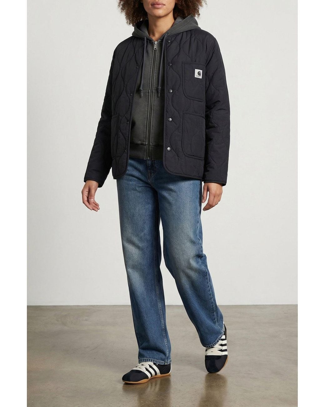 Carhartt Gray Nelson' Hooded Sweatshirt