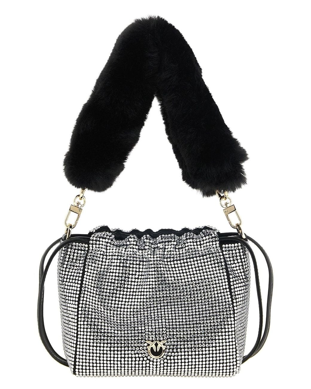 Secchiello Strass di Pinko in Gray