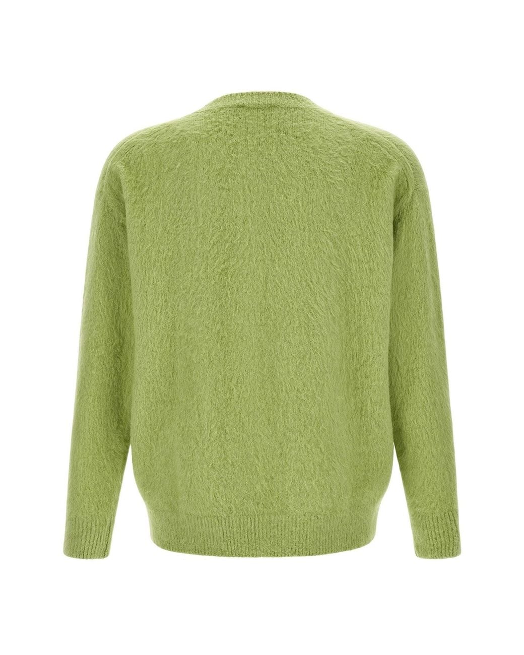 Roberto Collina Rundhalspullover in Green für Herren