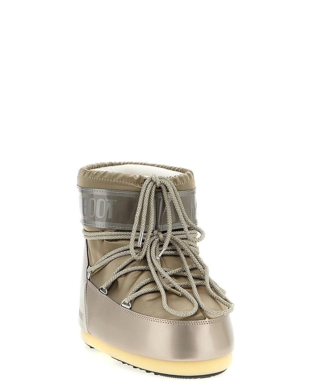 Moon Boot Metallic 'Icon Low Glance' Snow Boots