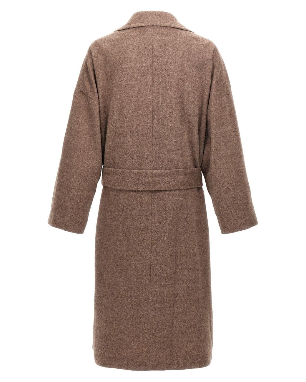 Etro Brown 'Belted Coat' Coat for men