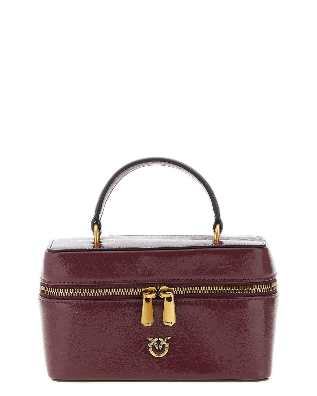 Pinko Purple 'vanity Soft' Mini Crossbody Bag
