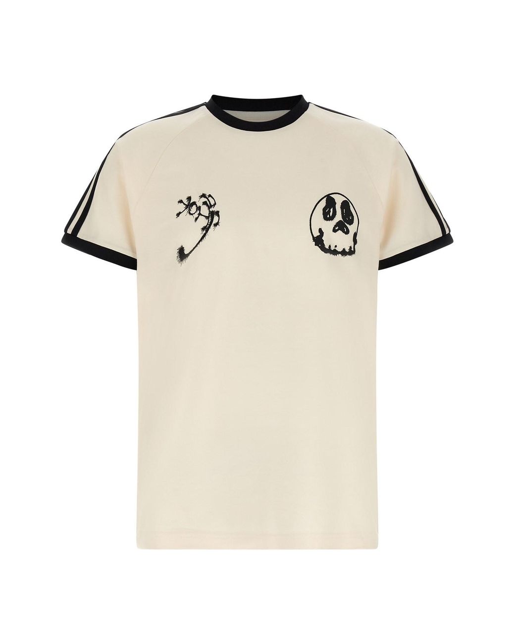 Y-3 Natural 'gfx Cali' T-shirt for men