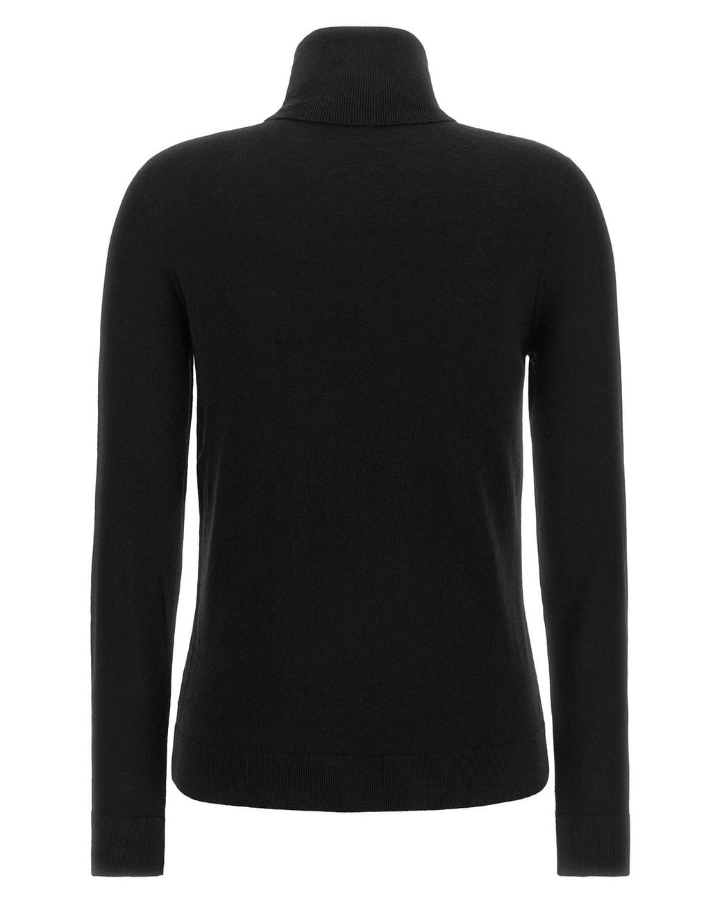 Ralph Lauren Black Silk Blend Turtleneck