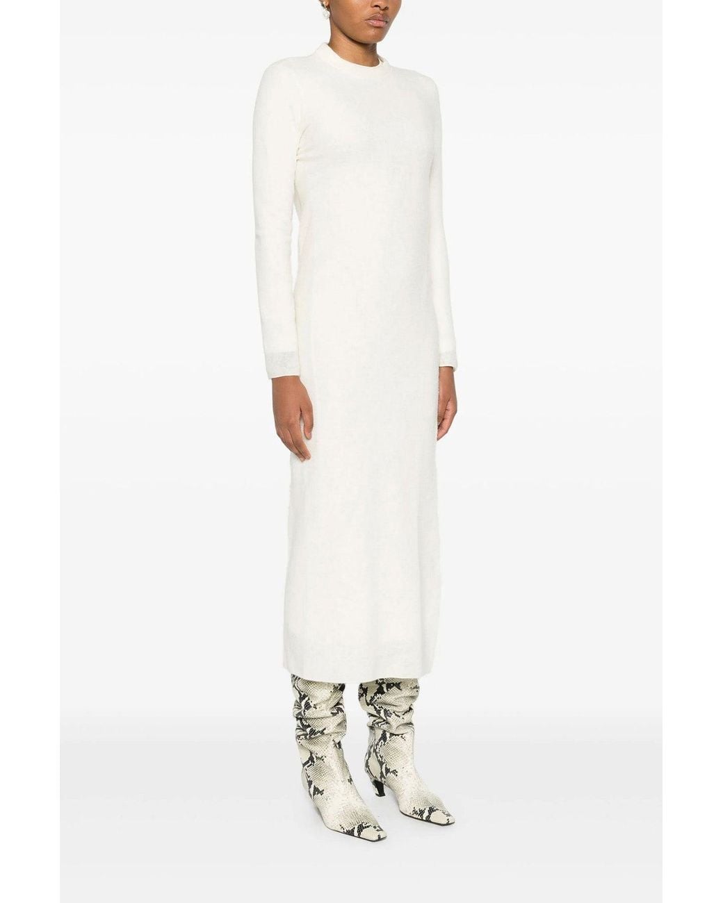 Jil Sander White Dress 'Dress With Petticoat'