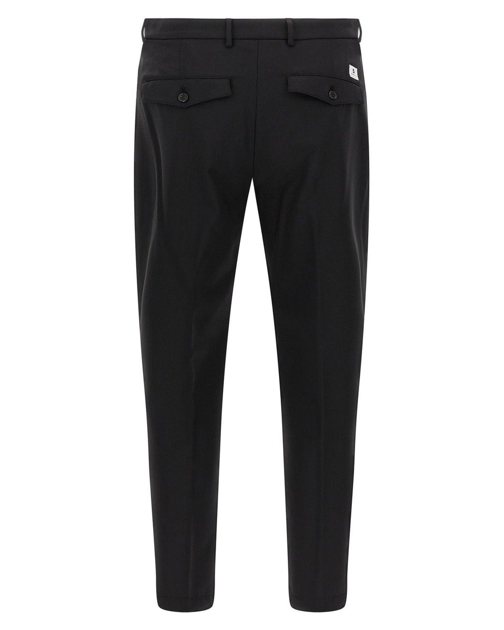 Department 5 Black 'Prince Pence Chino Slim' Trousers for men