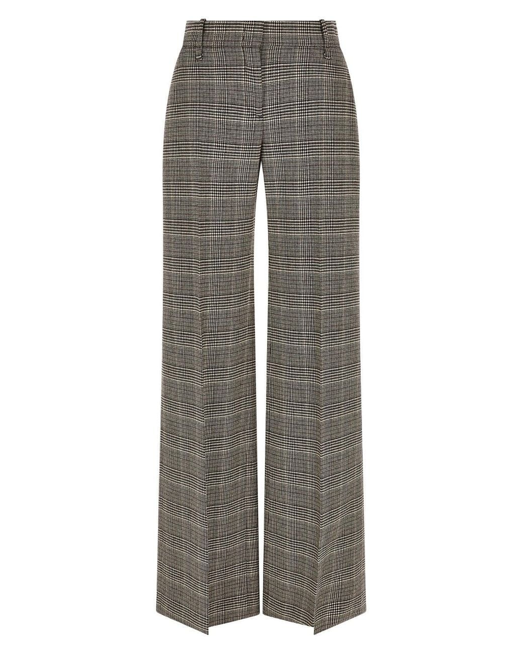 Ermanno Scervino Gray Sartorial Prince Of Wales Trousers