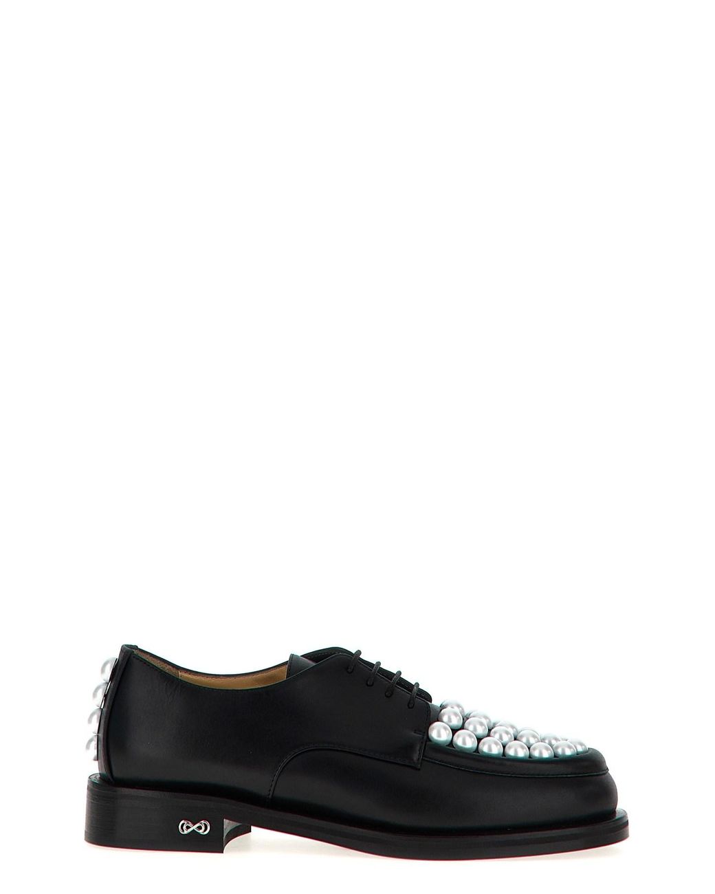 Mach & Mach Black 'sirene' Lace Up Shoes