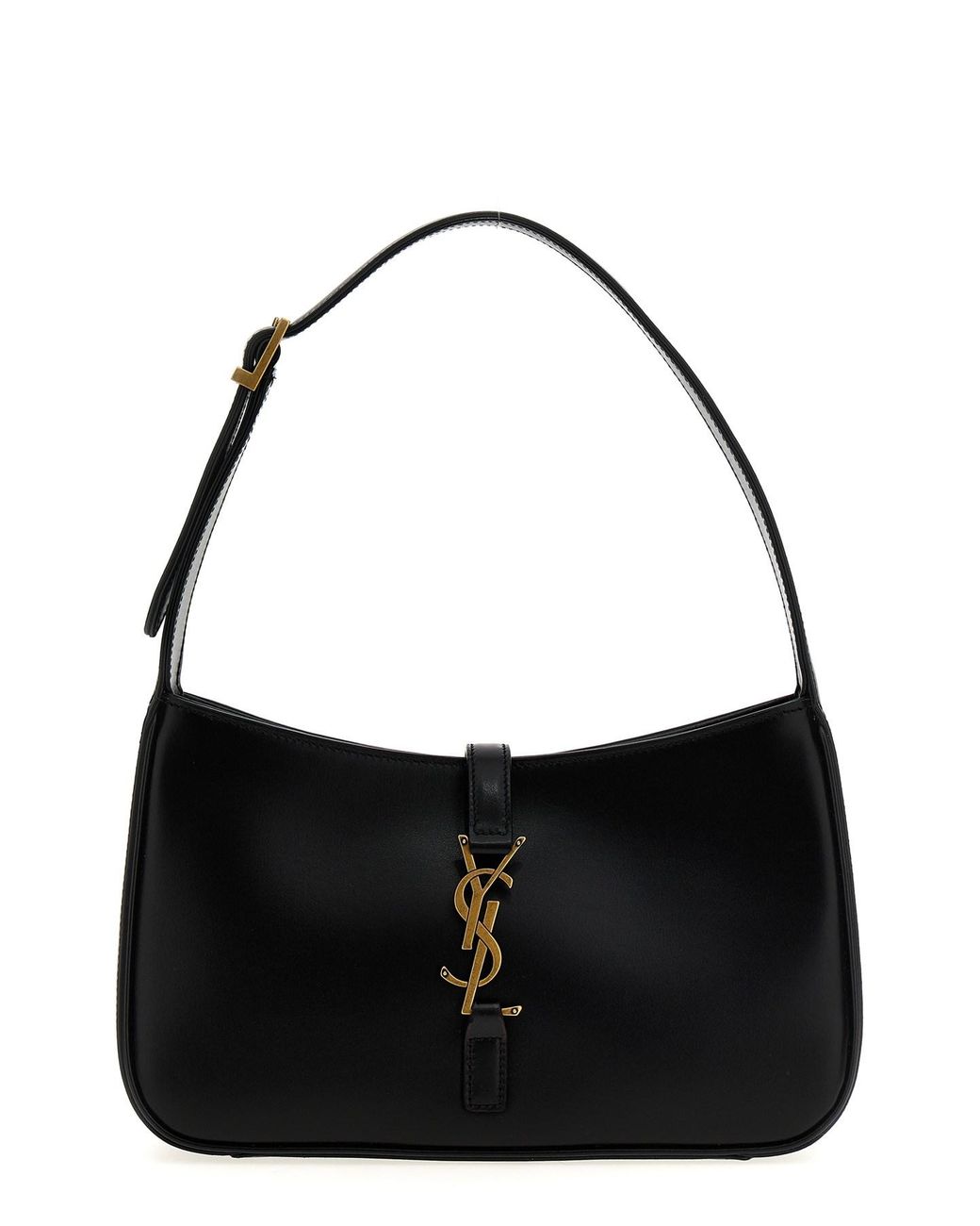 Saint Laurent Black 'hobo Le 5 À 7' Shoulder Bag