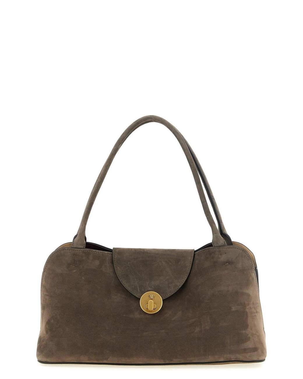 Versace Brown 'vivian' Medium Shoulder Bag