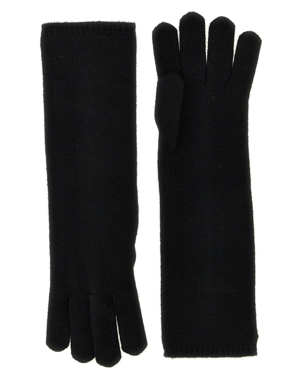 Max Mara Black Alaggio Gloves