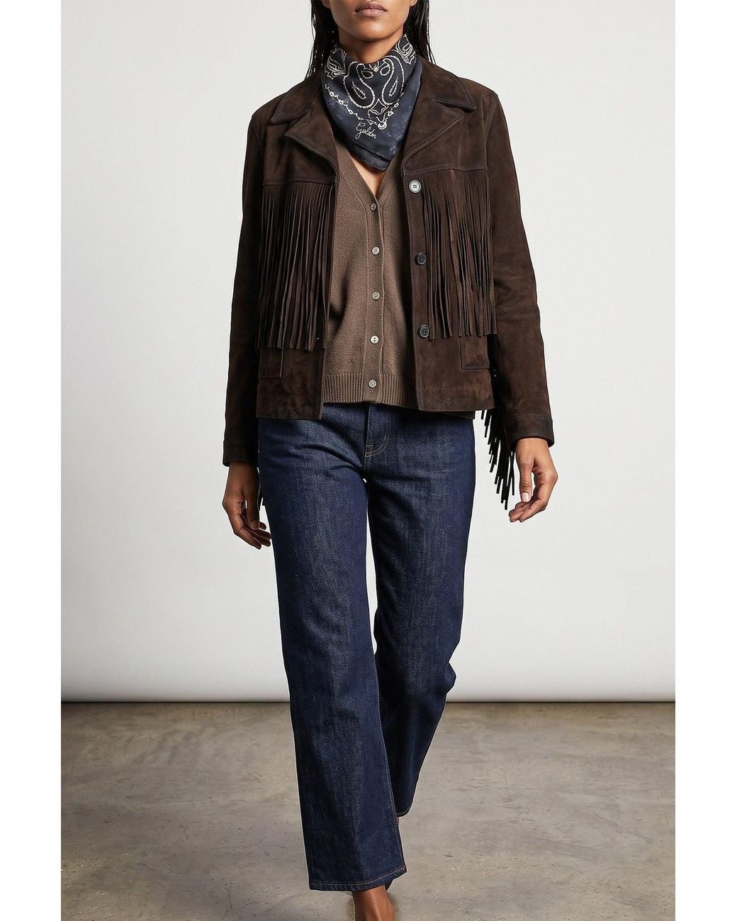 Be You Brown Pure Cashmere Cardigan